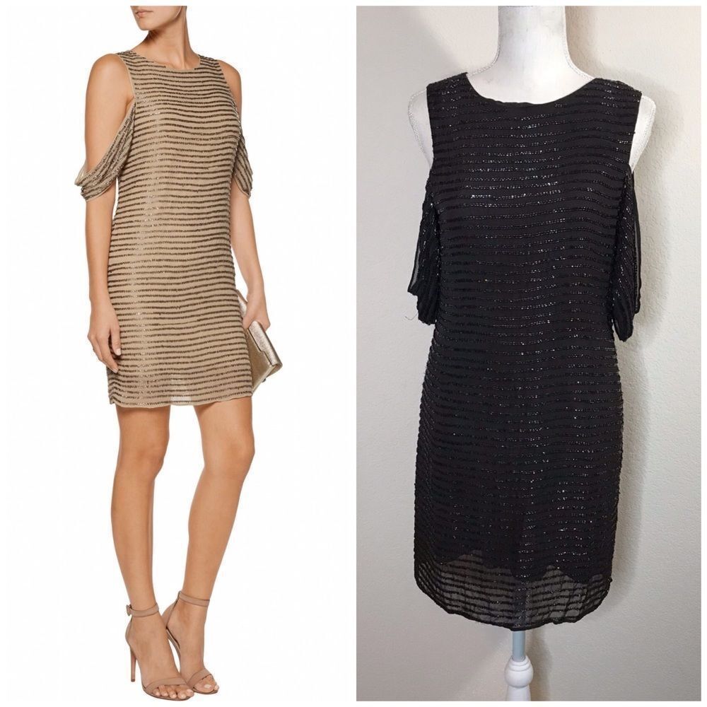 Walter Baker Full Beaded Mini Dress Size 8